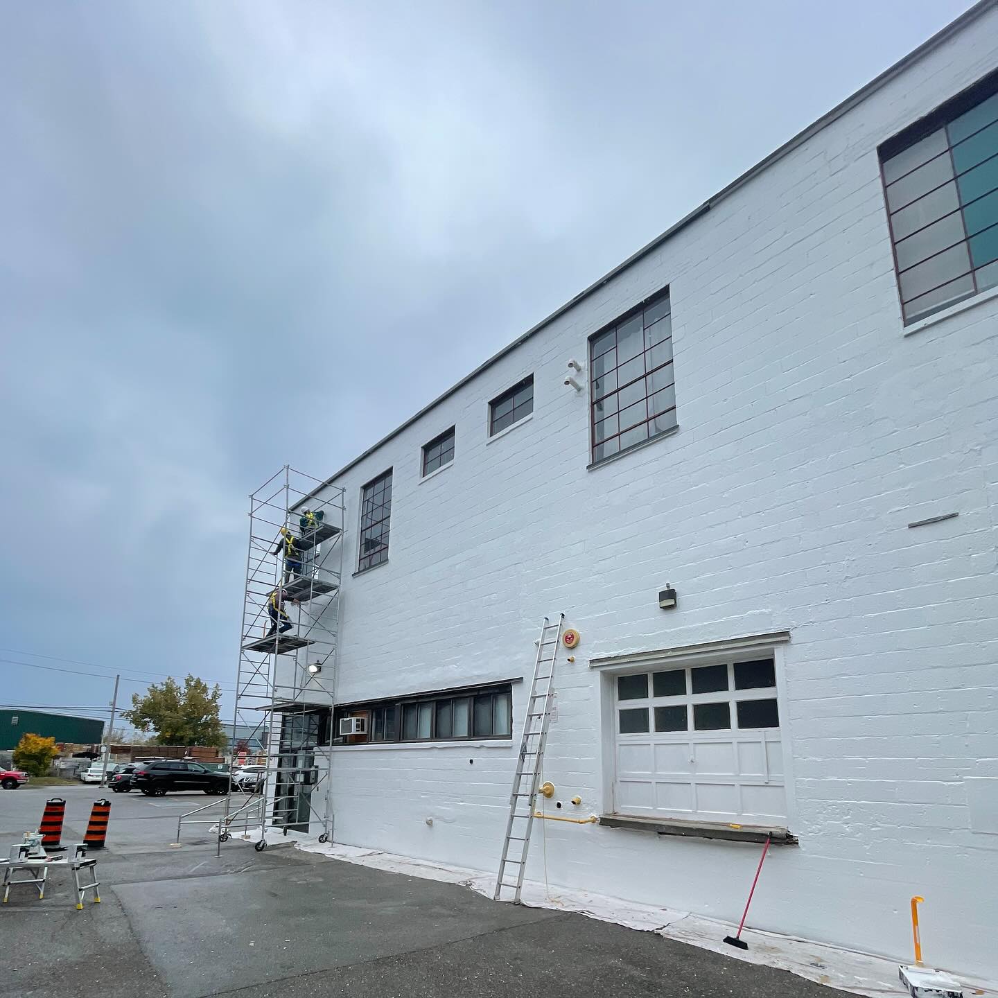 Professional exterior commercial painting in Toronto — Toronto Painters completing a large-scale storefront paint job